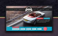 Дизайн автомобильного портала "OneAutoshow"