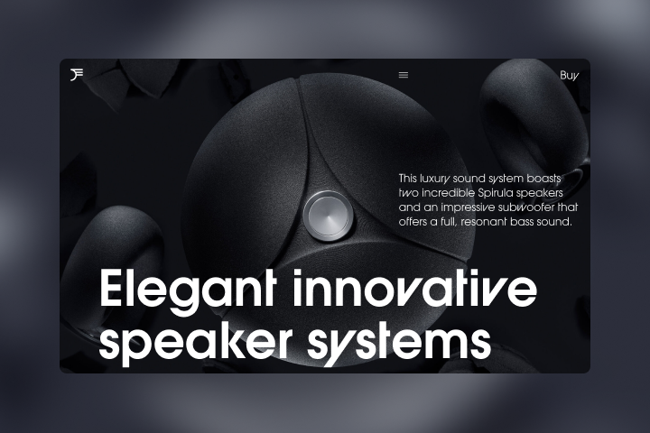 Лендинг для Ionic Sound System