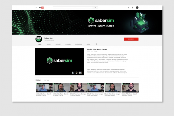 Баннер для "you tube"