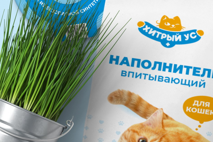 Фирменный стиль для сети зоомагазинов «Хитрый ус»