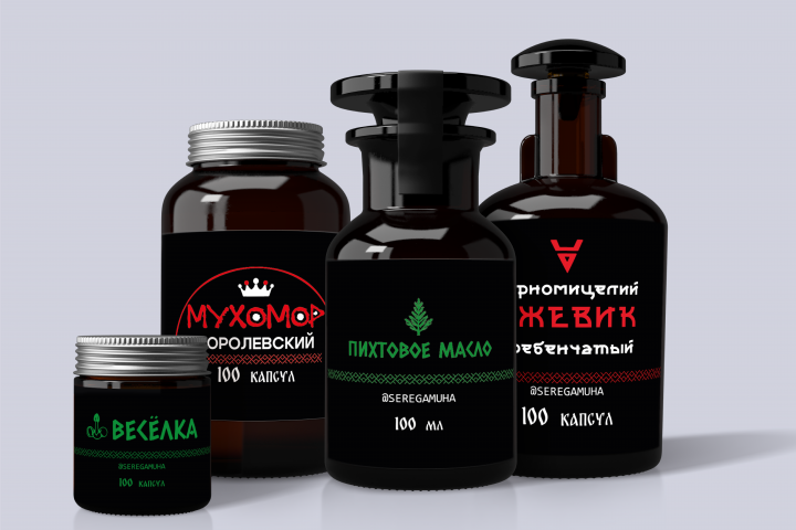 Этикетки в едином стиле