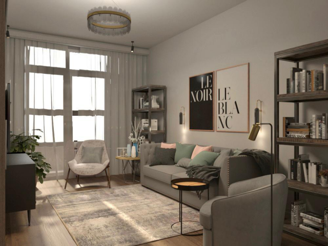 Дизайн проект квартиры ЖК Сердце столицы