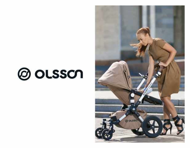 Логотип для детский колясок OLSSON