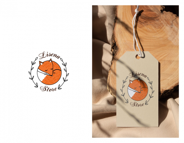 Логотип для детской одежды для новорожденных