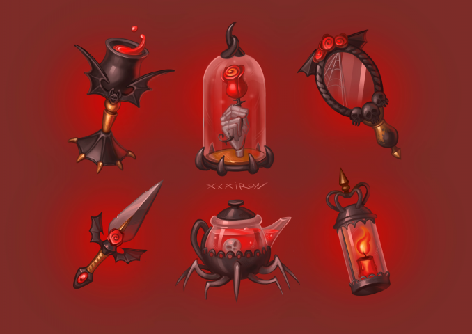 Дизайн предметов в инвентарь