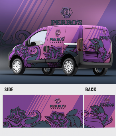 Flower shop branding