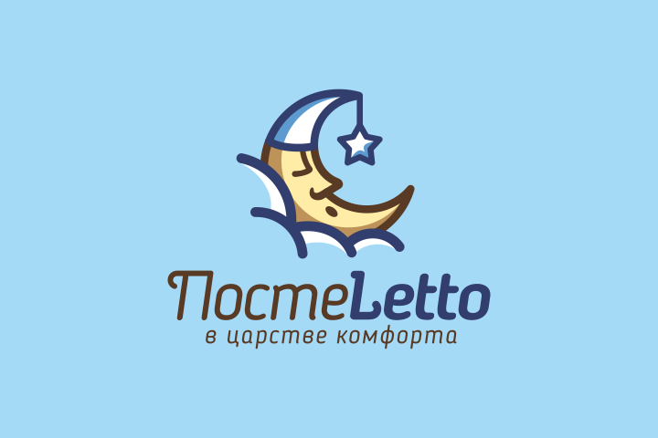 Лого для онлайн-магазина ПостеLetto