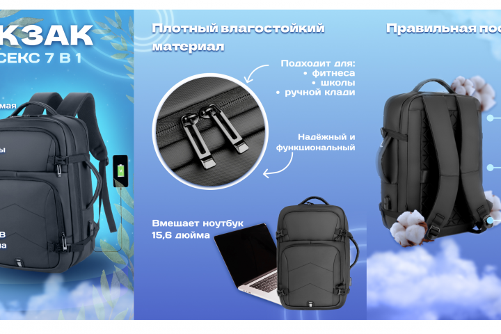 Карточка товара для рюкзака