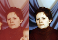 Женщина. Ретушь.