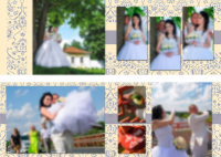 Фотоальбом (пример 2х разворотов)