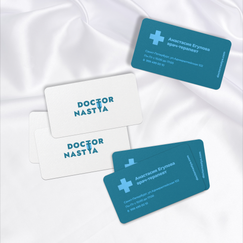 Дизайн визитки для врача