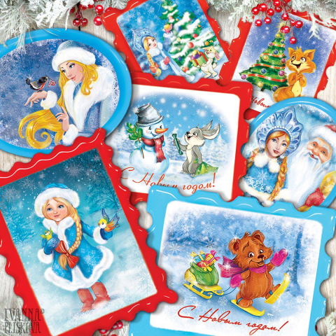 Новогодние магниты