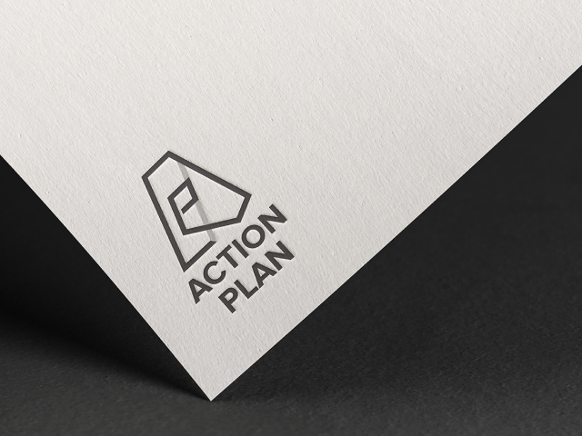Логотип для рекламной компании "Action Plan"