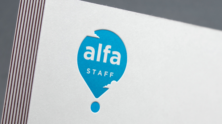 Логотип для компании "Alfa Staff"