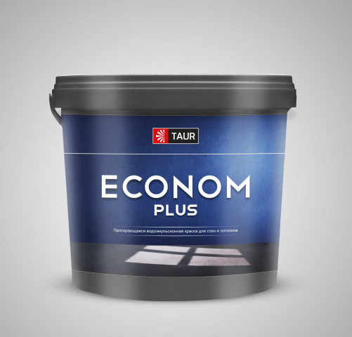 Дизайн этикетки для водоэмульсии "Econom Plus"
