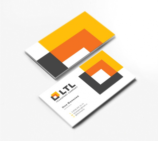 Визитка (в рамках фирм. стиля)