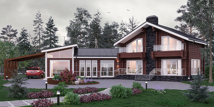 Архитектурный проект индивидуального жилого дома