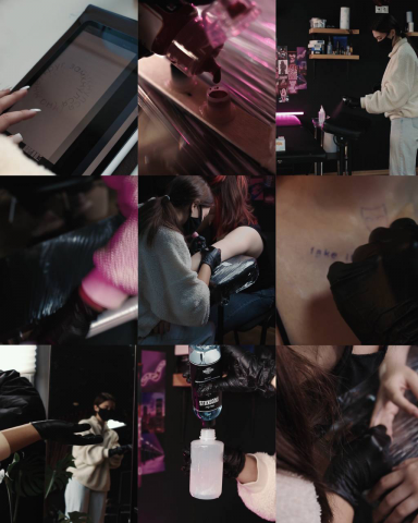 Рекламная съемка для тату-мастера