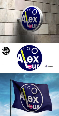 Логотип для туристической фирмы (дайвинг) Alex tour