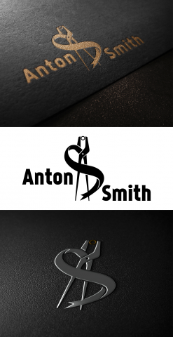 Логотип "Anton Smith" - производителя украшений для мужчин (№2)