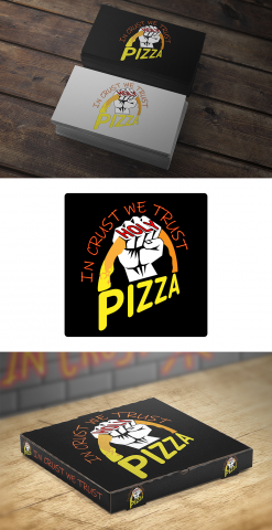 Логотип для пиццерии HOLY PIZZA