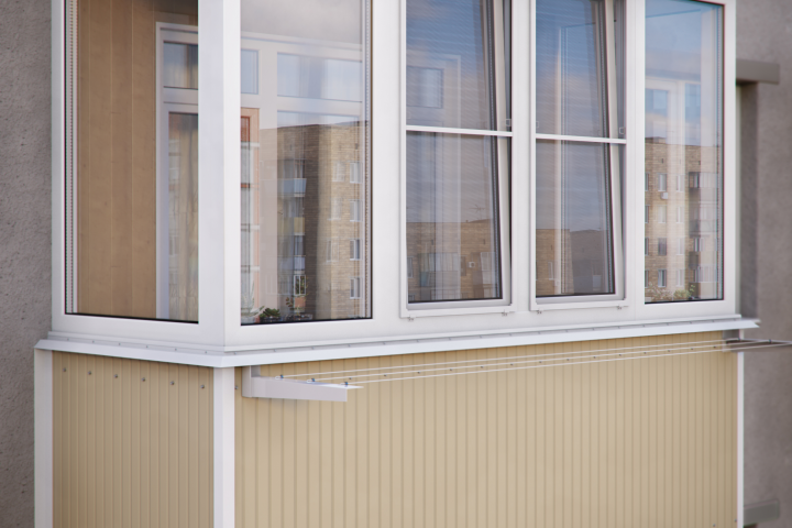 Визуализация для рекламы остекления балконов