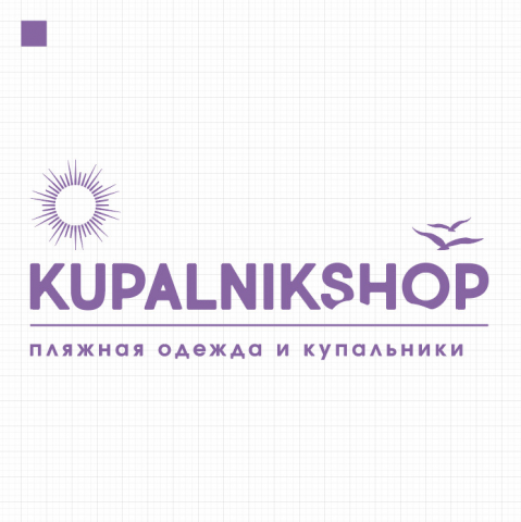 Логотип для магазина "Kupalnikshop"
