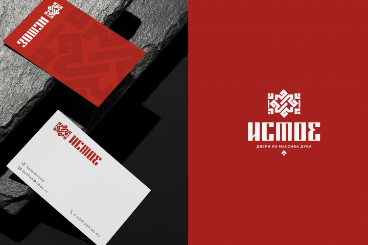 Логотип для фабрики производства дверей из дуба