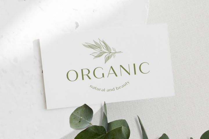 Логотип бренда органической косметики "Organic"