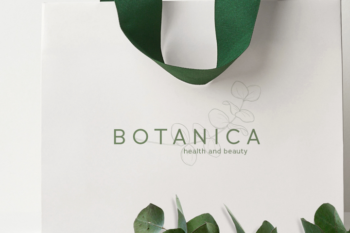 Логотип для центра красоты и здоровья "Botanica"
