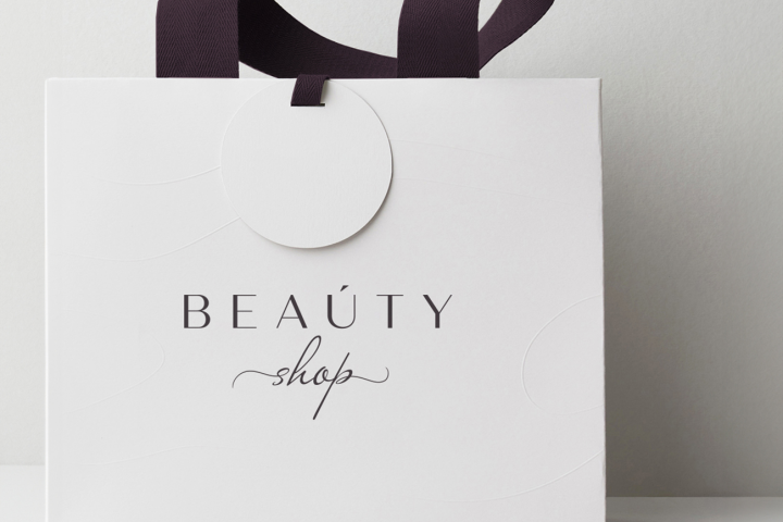 Логотип для магазина косметики "Beauty Shop"
