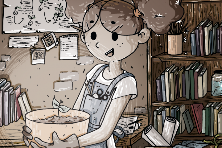 иллюстрация любимый цветок