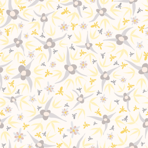 Бесшовный паттерн Солнечный полдень