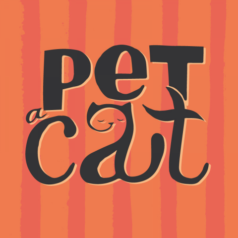 Открытка Погладь кота