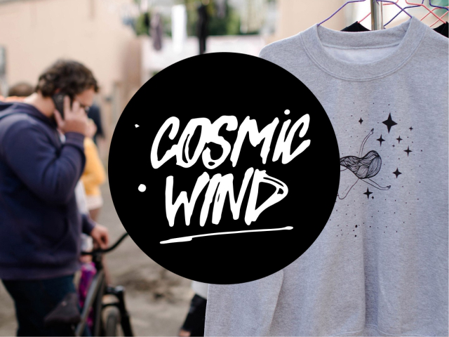 Сайт студии печати на ткани "Cosmic Wind"