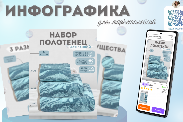 Набор полотенец