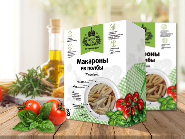 Упаковка макарон