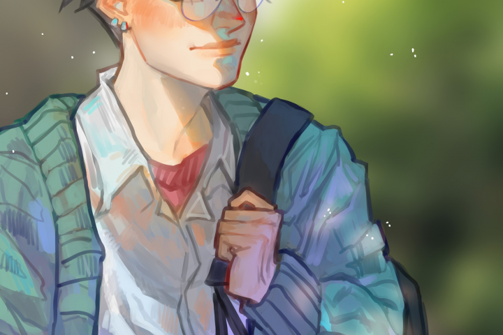 Арт персонажа из аниме