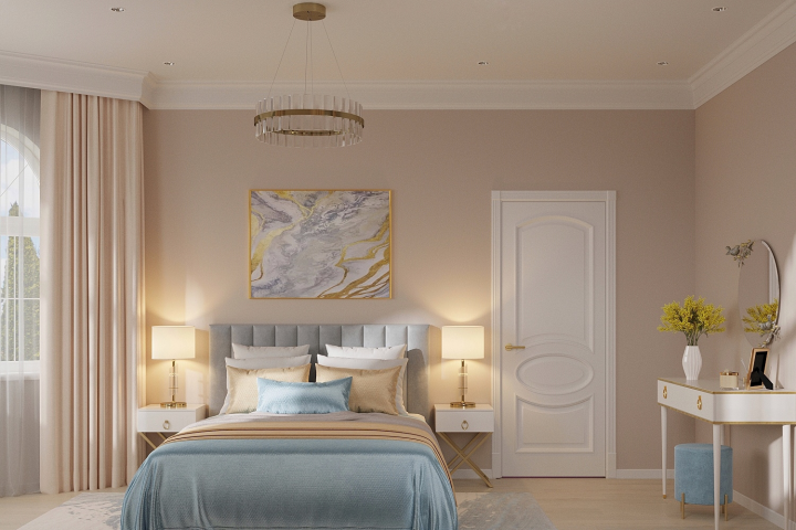 Гостевая спальня в загородном доме г.Владивосток