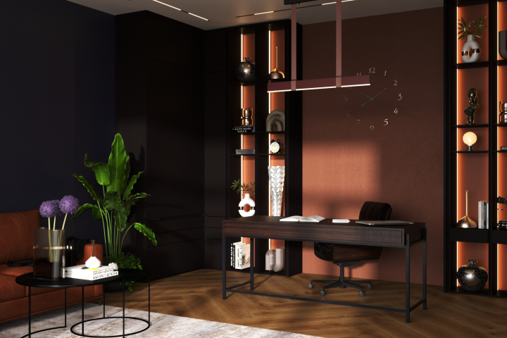 Кабинет в загородном доме г.Новороссийск