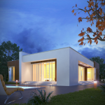 Проект одноэтажного жилого дома