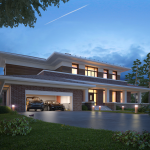 Проект жилого дома в коттеджном поселке