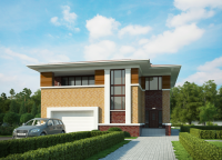 Проект жилого дома в коттеджном поселке