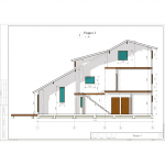 Разрез дом в Королеве SIP панели