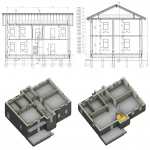 Проект Британи 3D срезы и планы