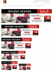 Web home page 6 picturefill banners HOLIDAY SEASON SALE