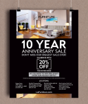 Poster 10-YEAR ANNIVERSARY SALE (black)
