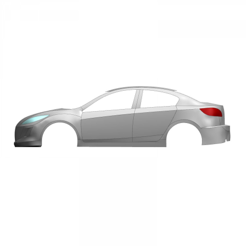 Поверхностное моделирование Mazda 3