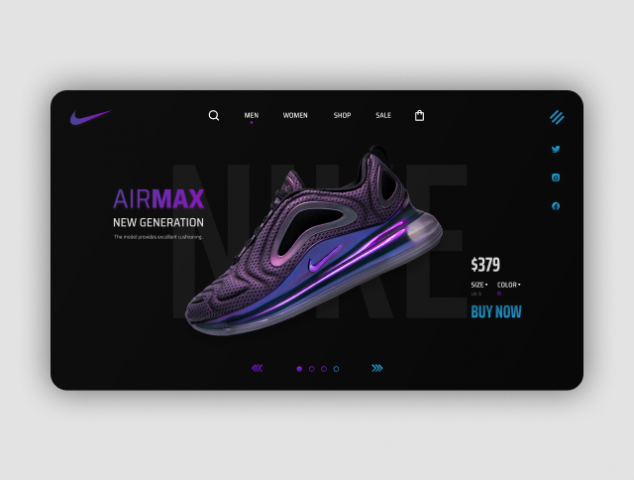 Магазин кроссовок «NIKE»