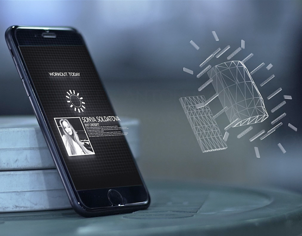 Crossfit App / Post-processing / Реклама спортивного приложения